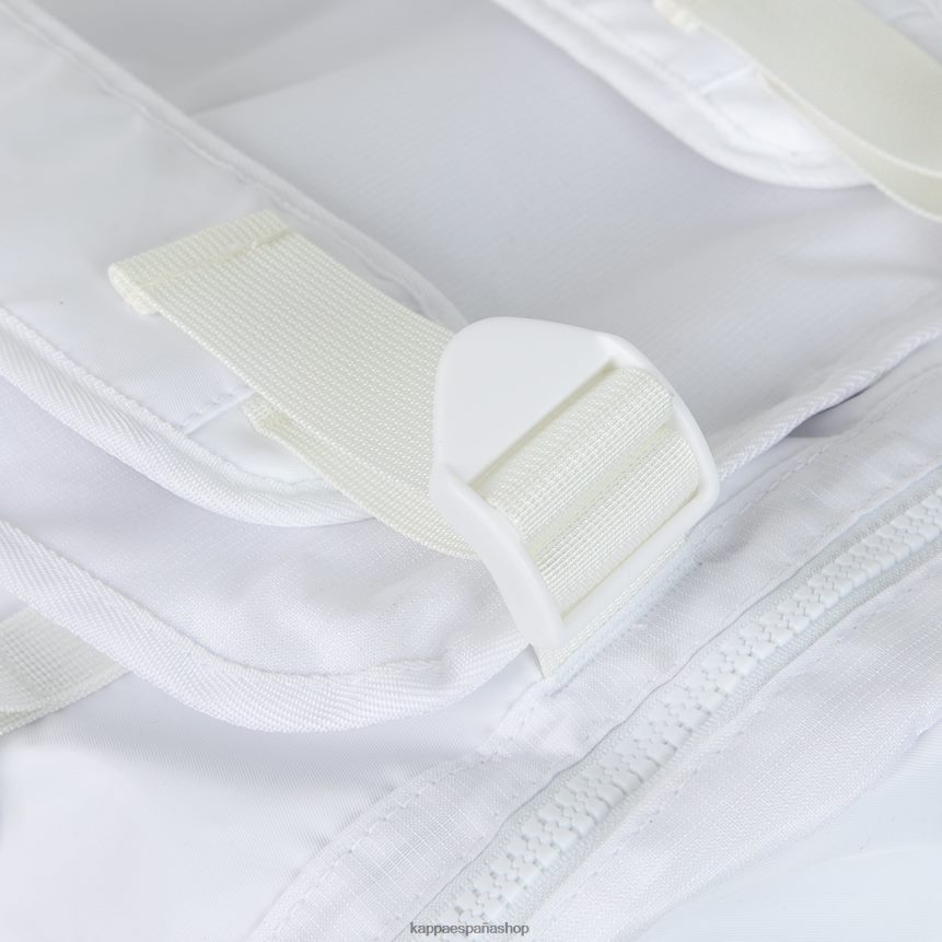 Kappa unisexo auténtica bolsa de lona curzio gumball 3000 blanco 4P8JZR365