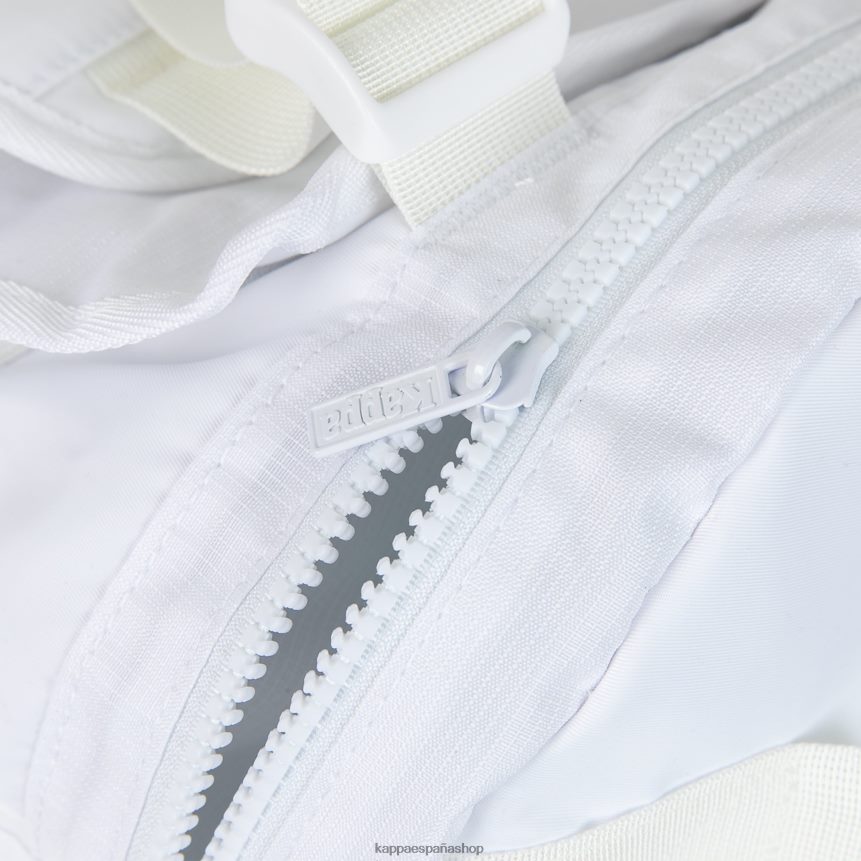 Kappa unisexo auténtica bolsa de lona curzio gumball 3000 blanco 4P8JZR365