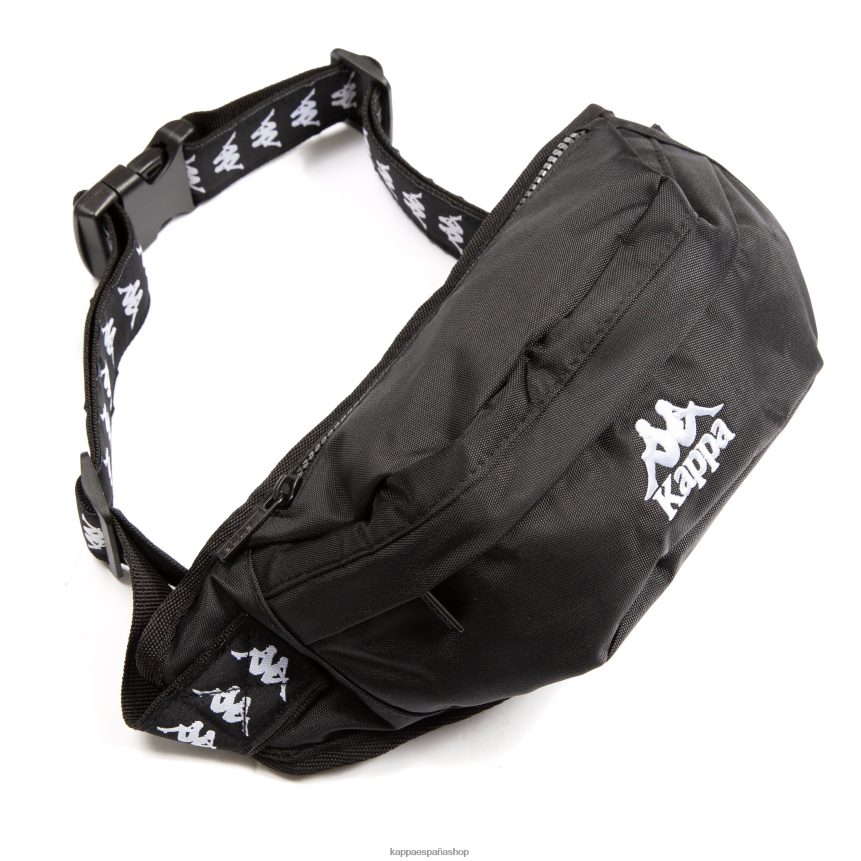 Kappa unisexo bolso 222 banda anais blanco negro 4P8JZR362