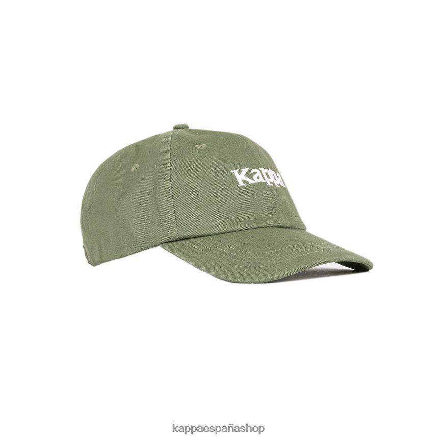 Kappa unisexo Auténtica gorra Hoogeveen. aceituna verde 4P8JZR333
