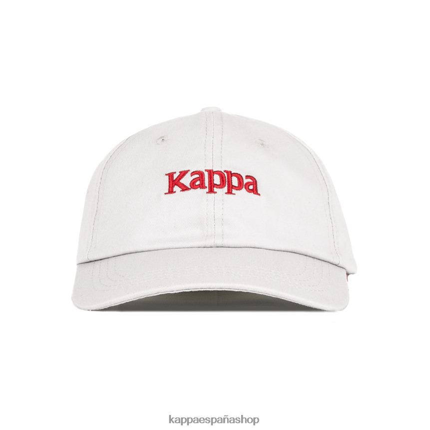 Kappa unisexo Auténtica gorra Hoogeveen. gris 4P8JZR296