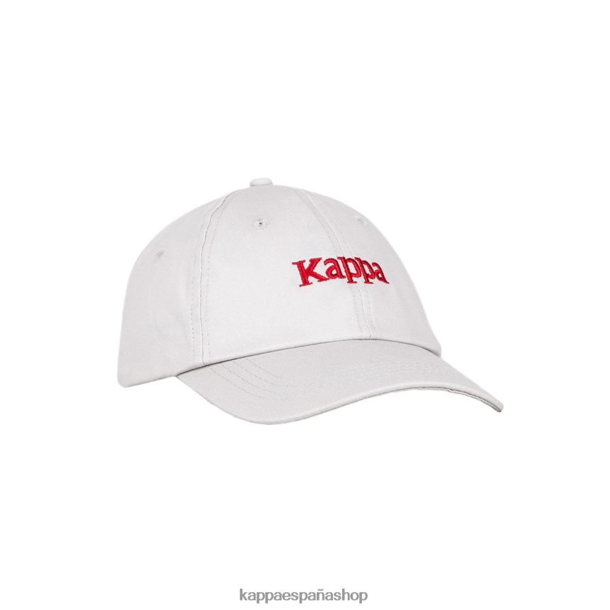 Kappa unisexo Auténtica gorra Hoogeveen. gris 4P8JZR296