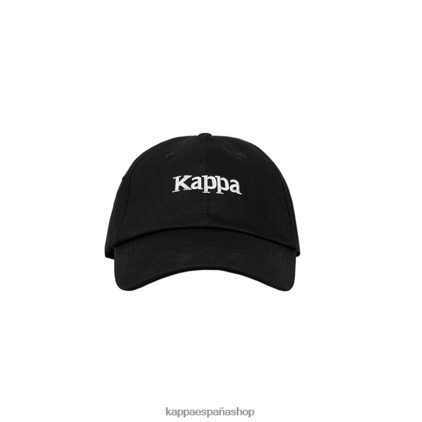 Kappa unisexo Auténtica gorra Hoogeveen. humo negro 4P8JZR294