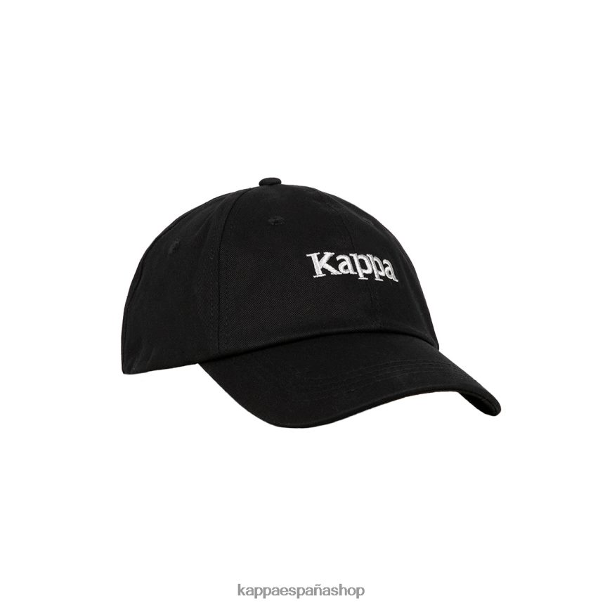 Kappa unisexo Auténtica gorra Hoogeveen. humo negro 4P8JZR294
