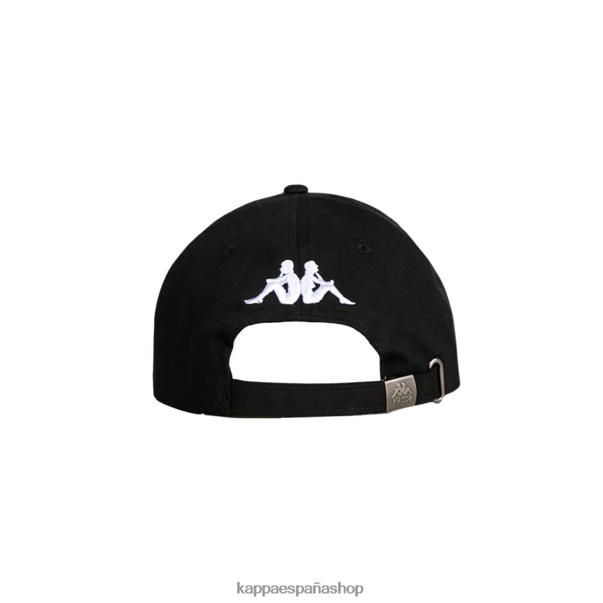 Kappa unisexo Auténtica gorra Hoogeveen. humo negro 4P8JZR294