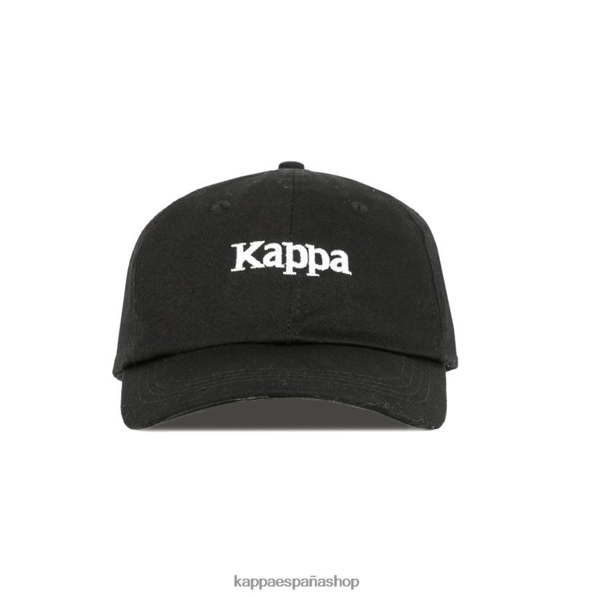 Kappa unisexo Auténtica gorra Hoogeveen. humo negro naranja 4P8JZR335