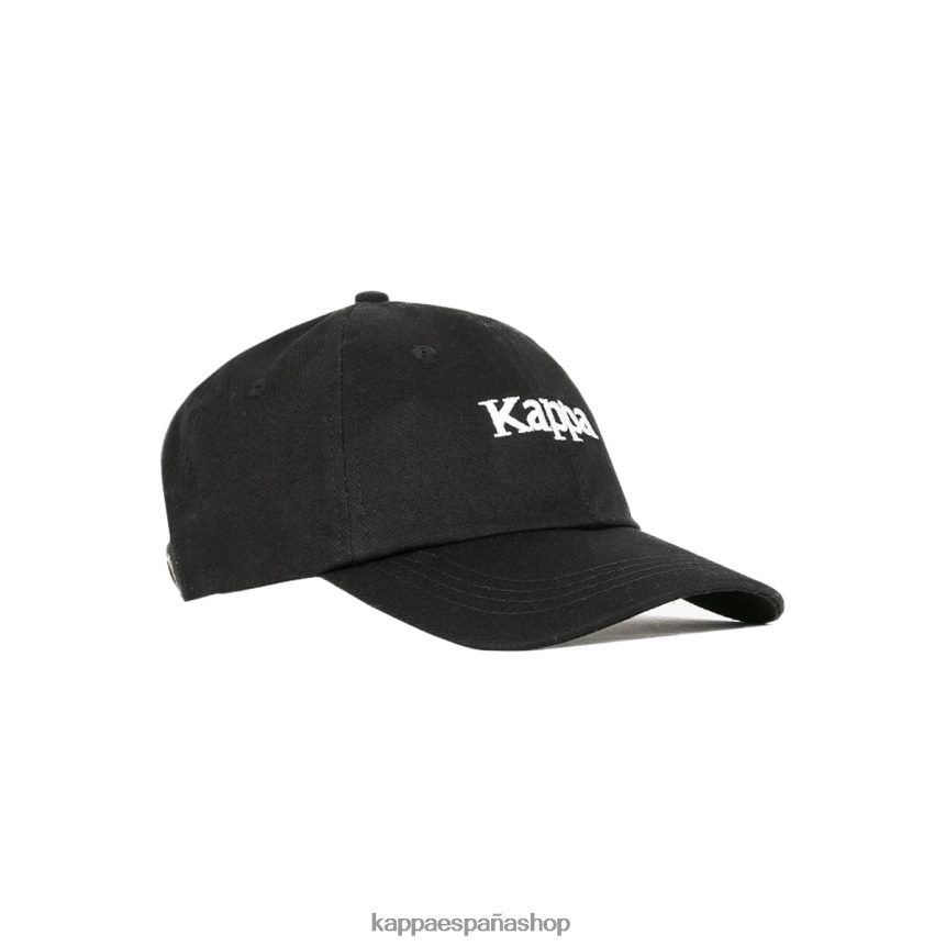 Kappa unisexo Auténtica gorra Hoogeveen. humo negro naranja 4P8JZR335