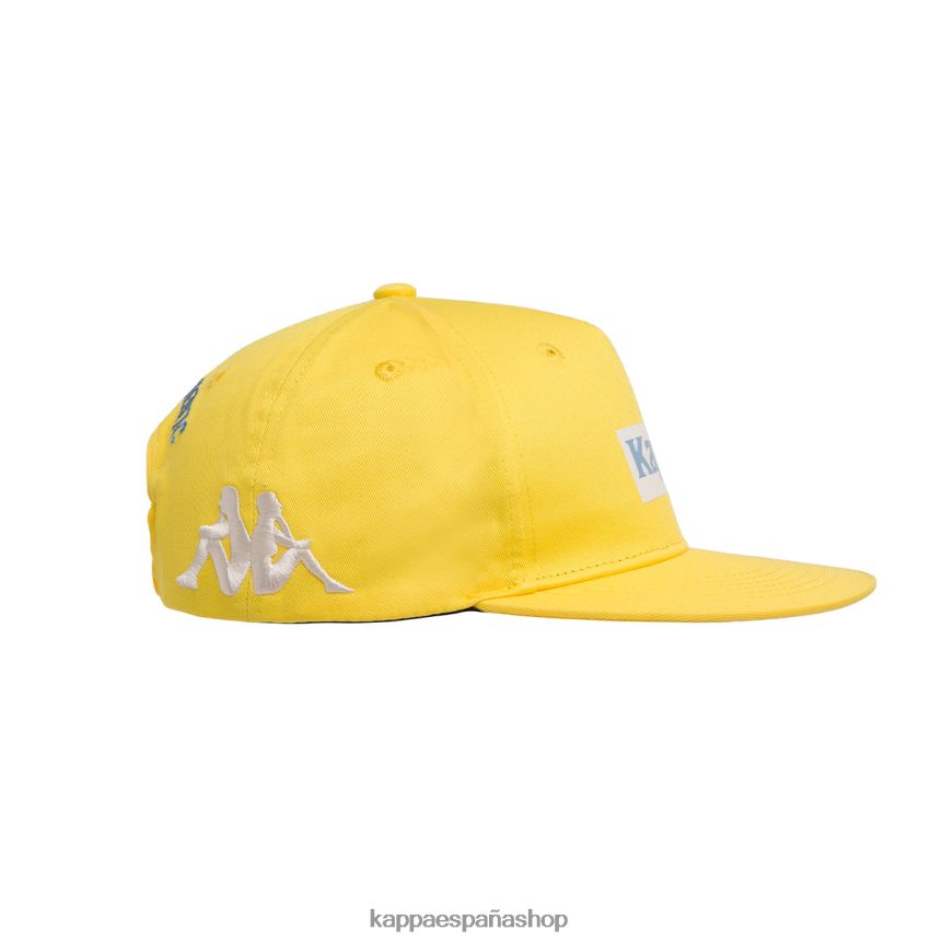Kappa unisexo Auténtica gorra tornado Graphik. amarillo azul claro 4P8JZR301
