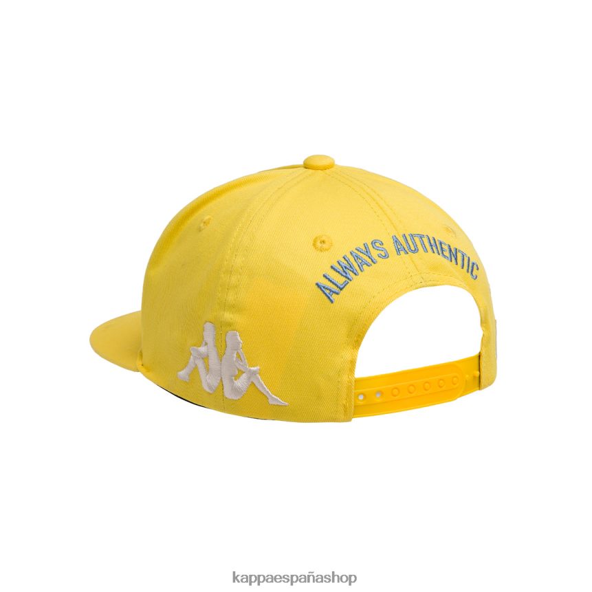 Kappa unisexo Auténtica gorra tornado Graphik. amarillo azul claro 4P8JZR301