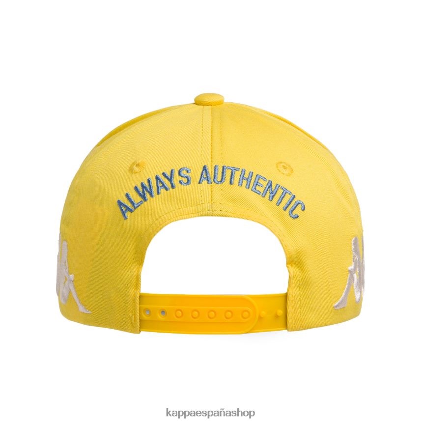 Kappa unisexo Auténtica gorra tornado Graphik. amarillo azul claro 4P8JZR301