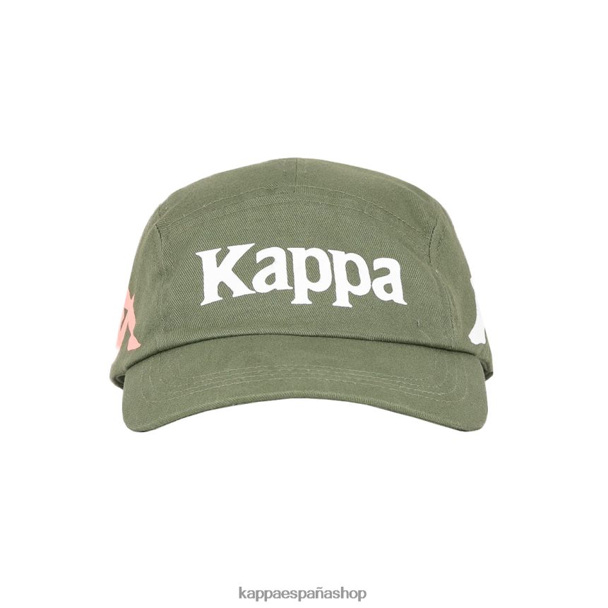 Kappa unisexo gorra anfrei auténtica aceituna verde 4P8JZR331