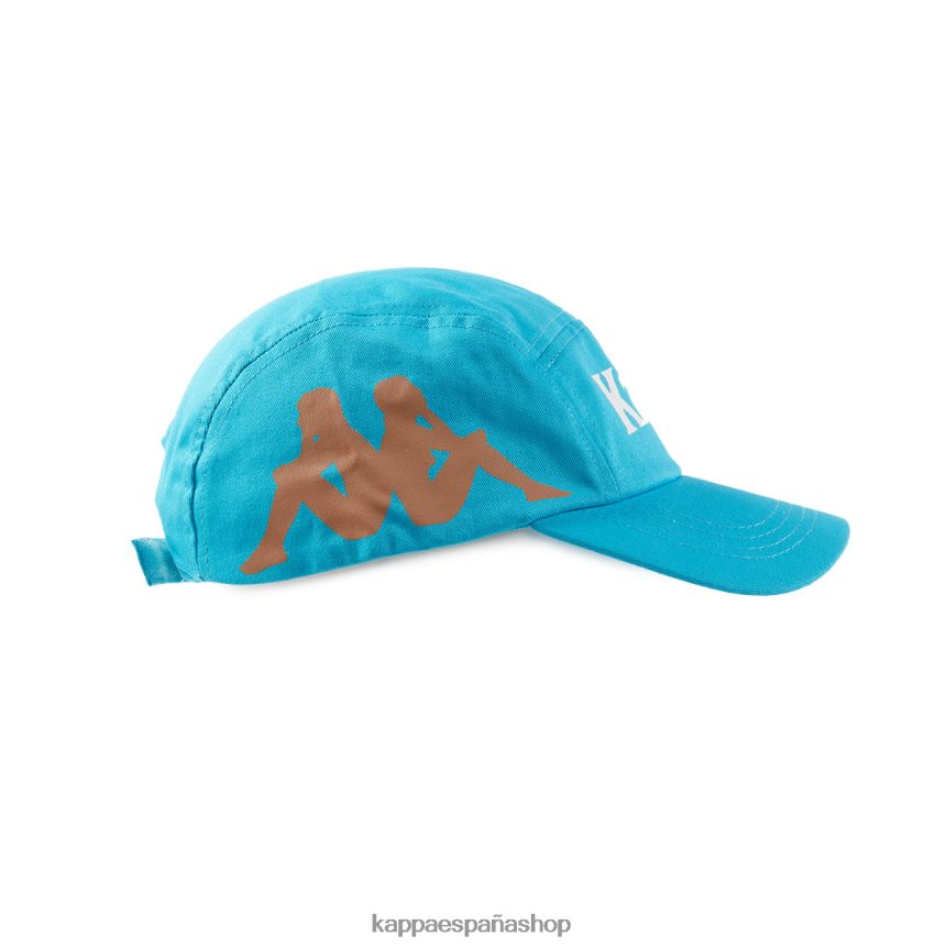 Kappa unisexo gorra anfrei auténtica aguamarina oscura 4P8JZR323
