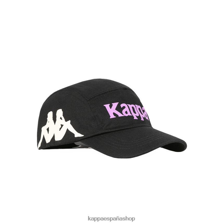Kappa unisexo gorra anfrei auténtica arena de humo negro 4P8JZR314