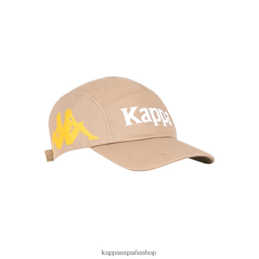 Kappa unisexo gorra anfrei auténtica beige 4P8JZR332