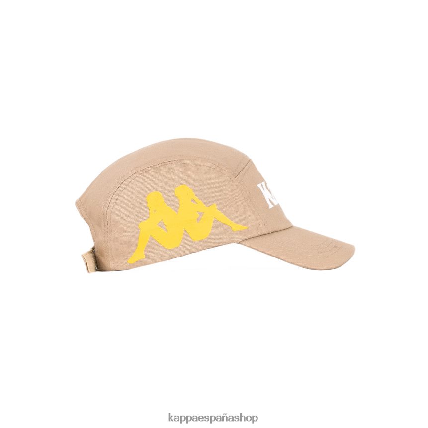 Kappa unisexo gorra anfrei auténtica beige 4P8JZR332
