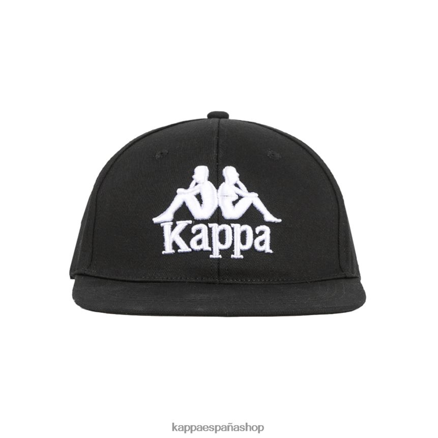 Kappa unisexo gorra bzadem auténtica arena de humo negro 4P8JZR319
