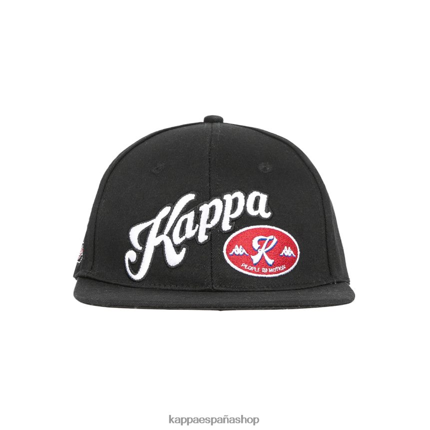Kappa unisexo gorra de rastrillos auténtica humo negro 4P8JZR329