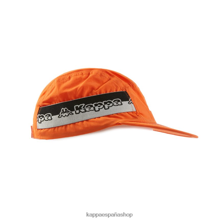 Kappa unisexo gorra dream con cinta del logo naranja 4P8JZR322