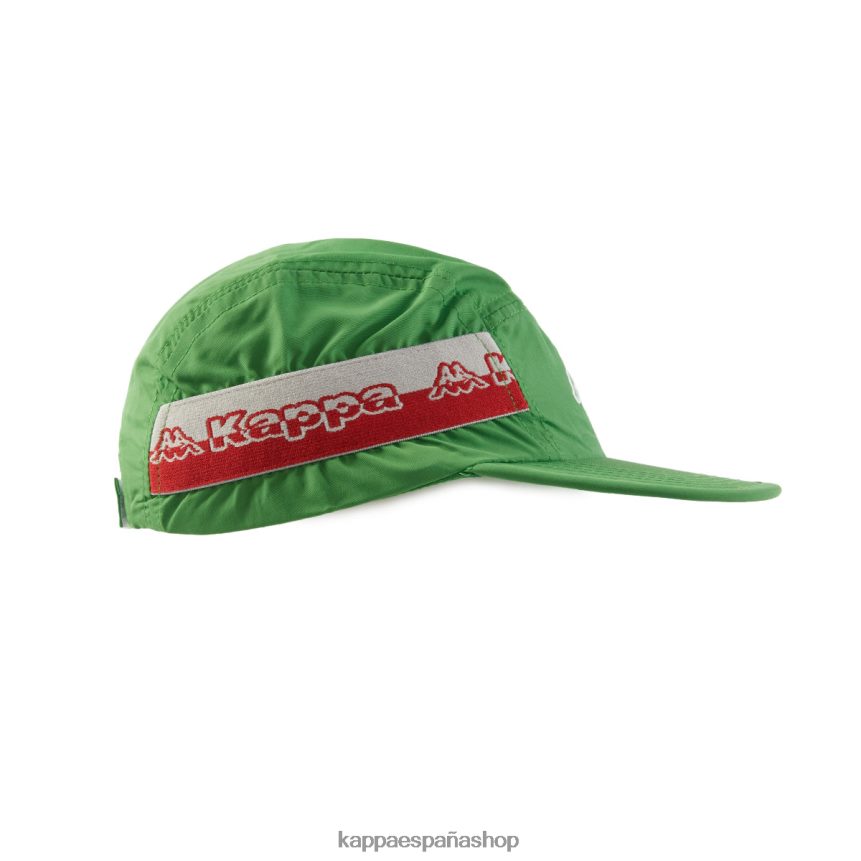Kappa unisexo gorra dream con cinta del logo verde 4P8JZR321