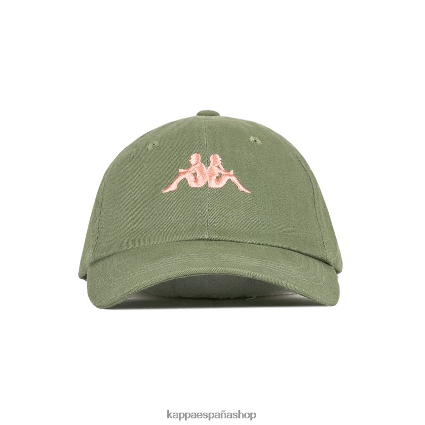 Kappa unisexo gorra meppel auténtica aceituna verde 4P8JZR330