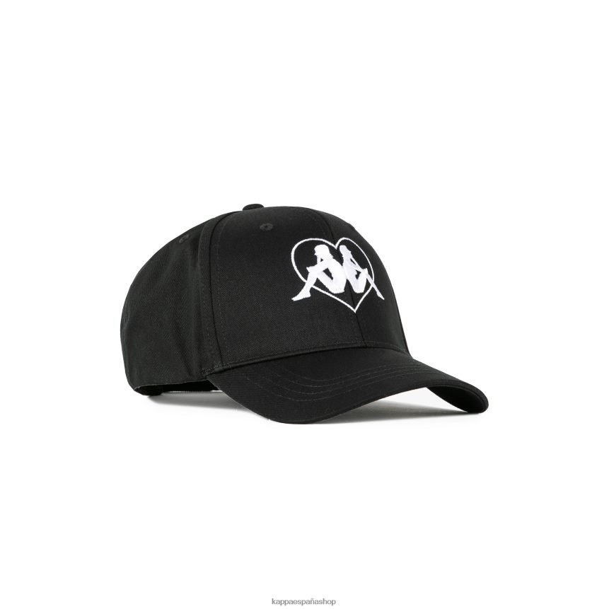 Kappa unisexo gorra opole de amor autentico negro 4P8JZR284