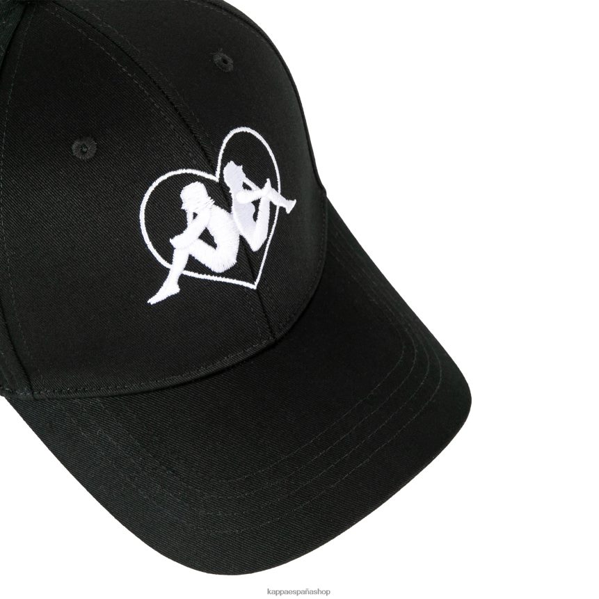 Kappa unisexo gorra opole de amor autentico negro 4P8JZR284