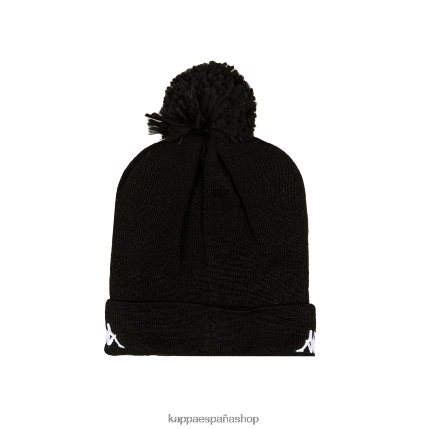 Kappa unisexo Gorro Flock P Us de 6cento negro 4P8JZR291