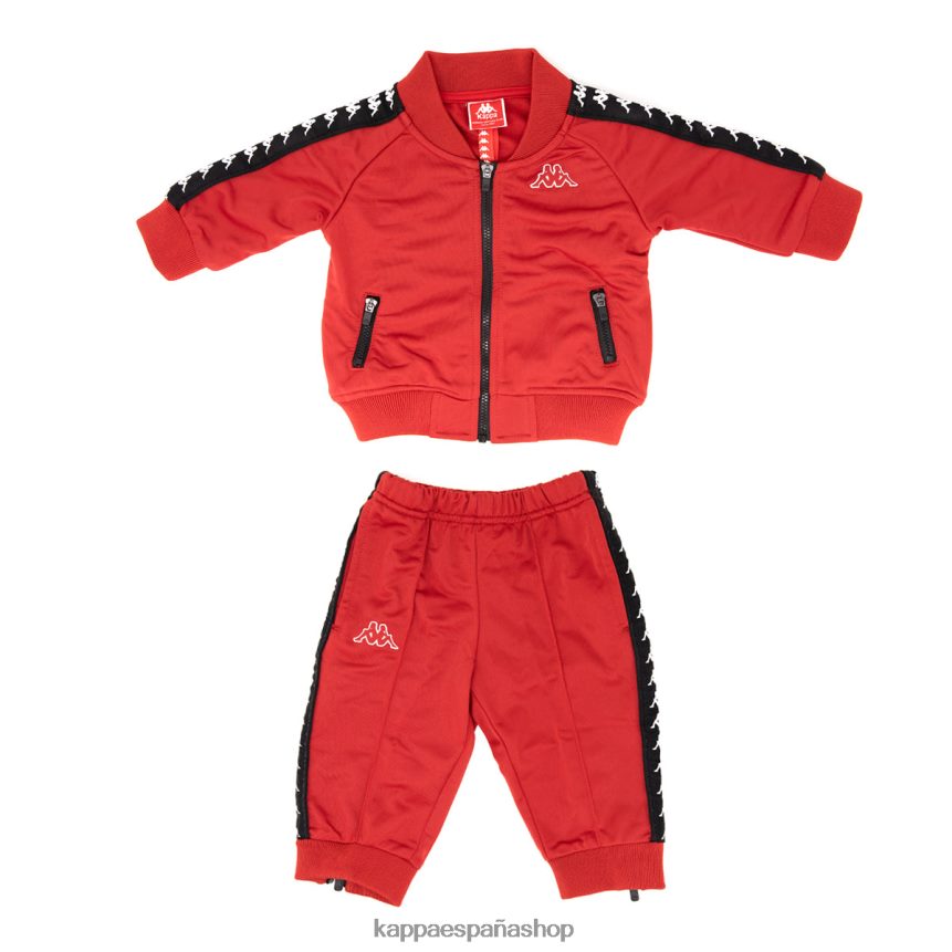 Kappa unisexo chandal bebe 222 banda sbain rojo 4P8JZR820