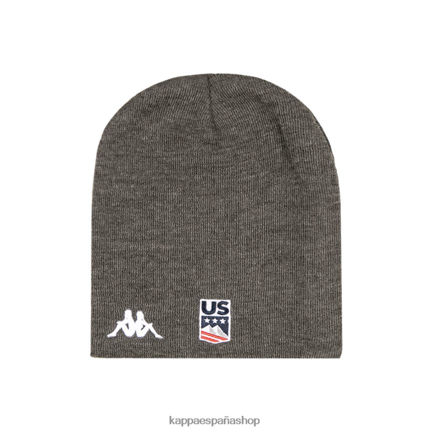 Kappa unisexo 6cento wabato2 sombrero estadounidense gris 4P8JZR287