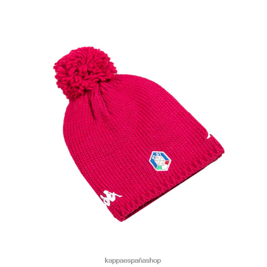 Kappa unisexo Gorro 6cento flocado 3 fisi cereza roja 4P8JZR338