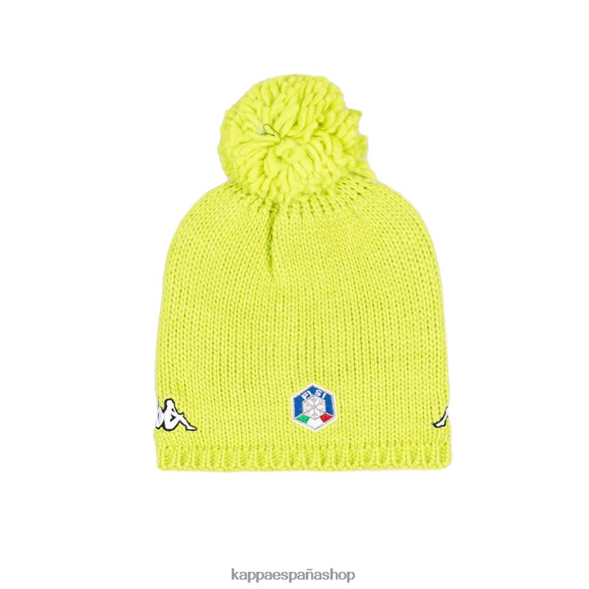 Kappa unisexo Gorro 6cento flocado 3 fisi lima verde 4P8JZR339