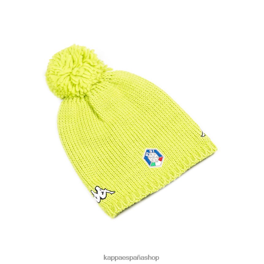 Kappa unisexo Gorro 6cento flocado 3 fisi lima verde 4P8JZR339