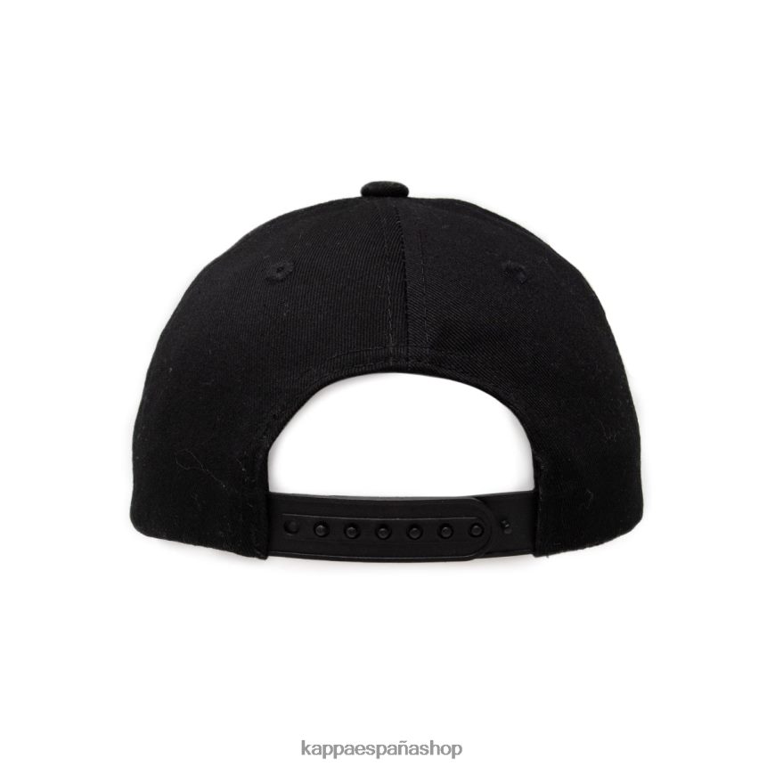 Kappa unisexo auténtico sombrero bzadem humo negro blanco 4P8JZR297