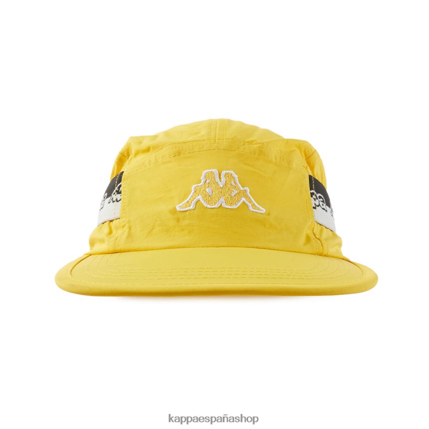 Kappa unisexo gorra dream con cinta del logo amarillo 4P8JZR396