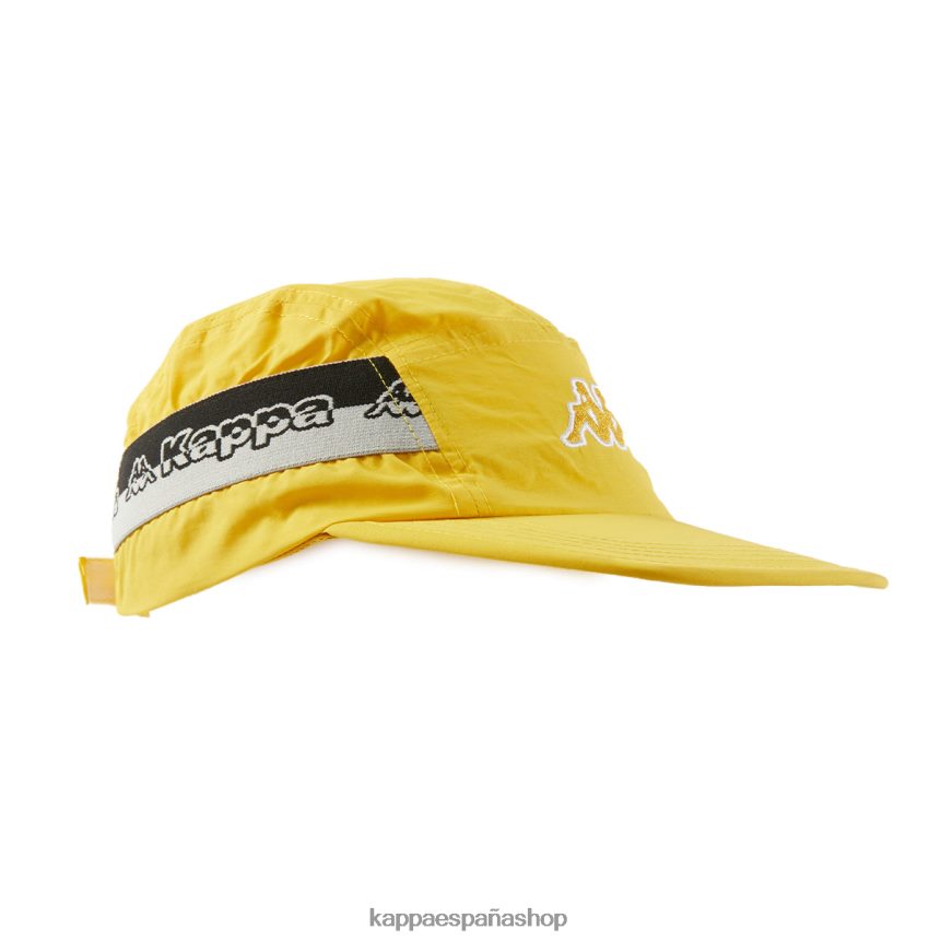 Kappa unisexo gorra dream con cinta del logo amarillo 4P8JZR396