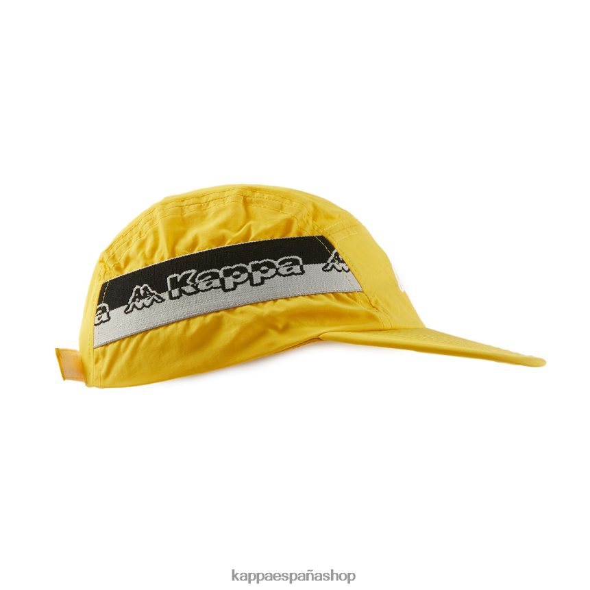 Kappa unisexo gorra dream con cinta del logo amarillo 4P8JZR396
