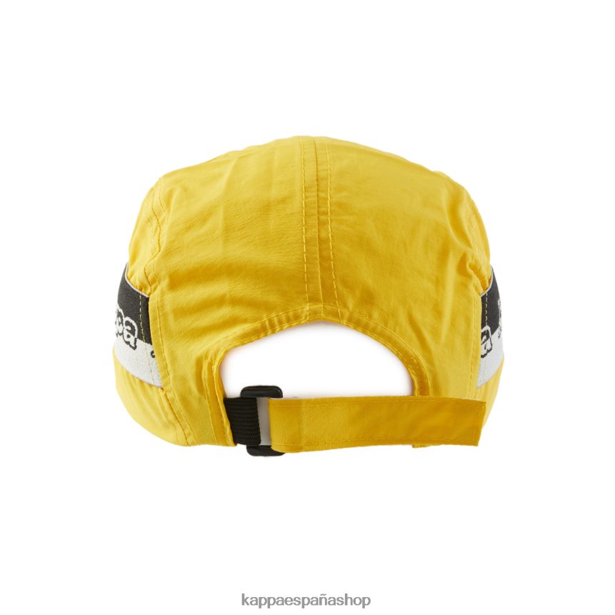 Kappa unisexo gorra dream con cinta del logo amarillo 4P8JZR396