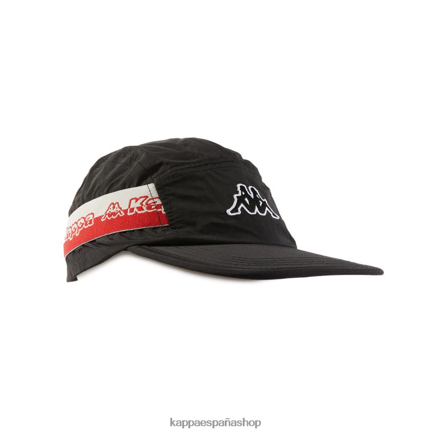 Kappa unisexo gorra dream con cinta del logo humo negro 4P8JZR397