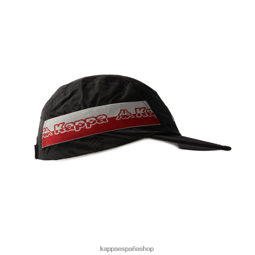 Kappa unisexo gorra dream con cinta del logo humo negro 4P8JZR397
