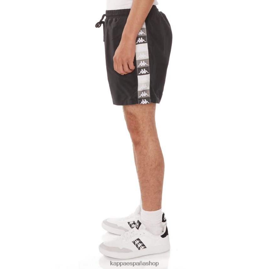 Kappa hombres auténticos bañadores Grant azabache negro 4P8JZR226