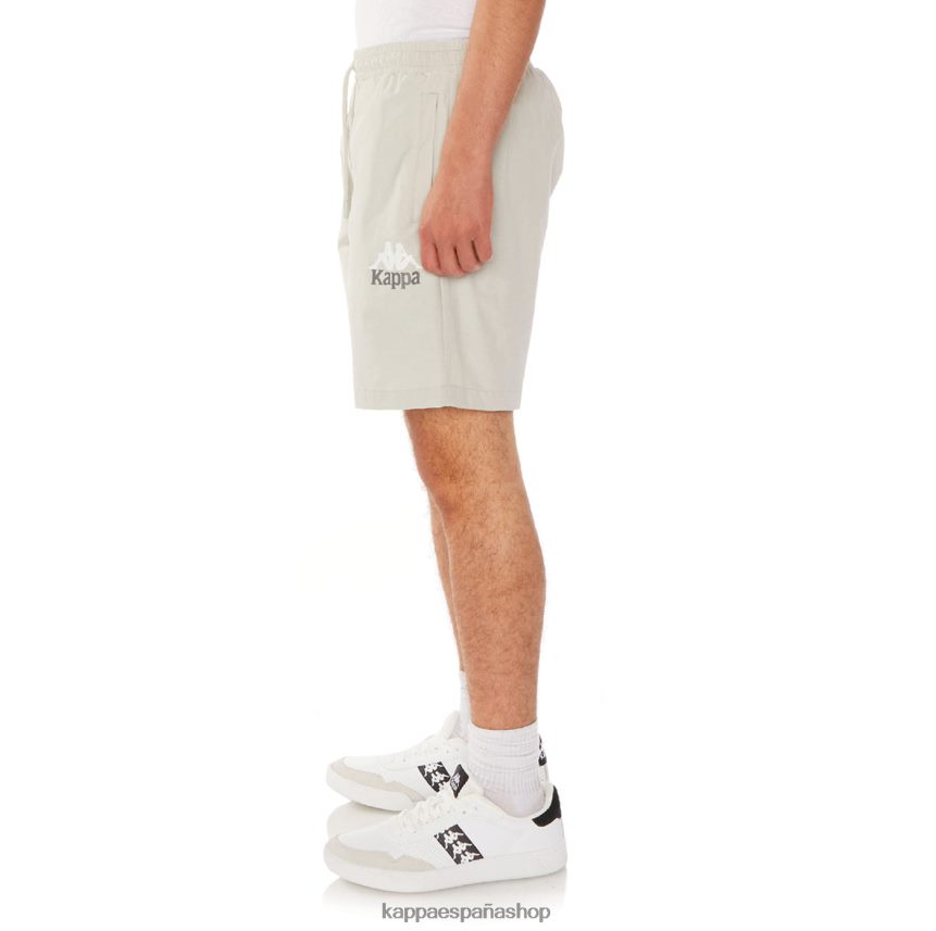 Kappa hombres auténticos pantalones cortos wale gris 4P8JZR232