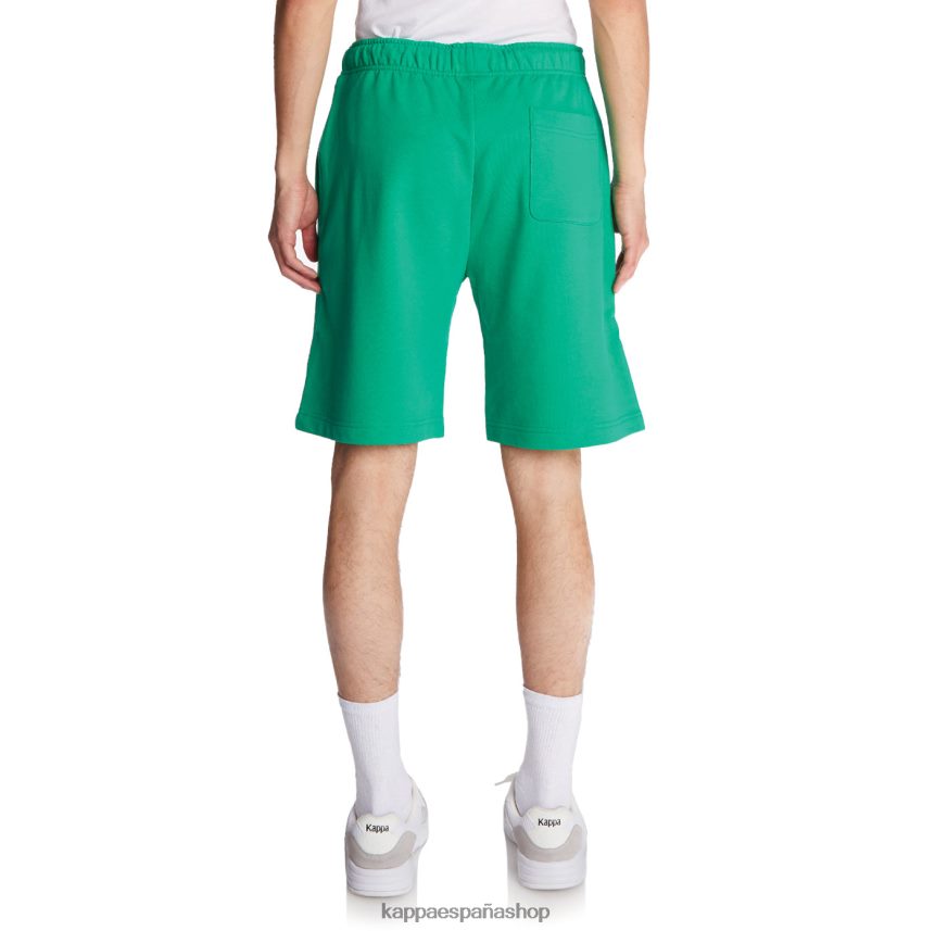 Kappa hombres bata giovani karraway pantalones cortos Kelly verde 4P8JZR275