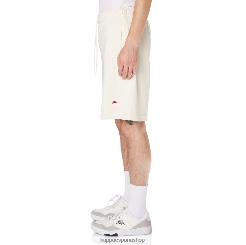 Kappa hombres bata giovani karraway pantalones cortos crema 4P8JZR272
