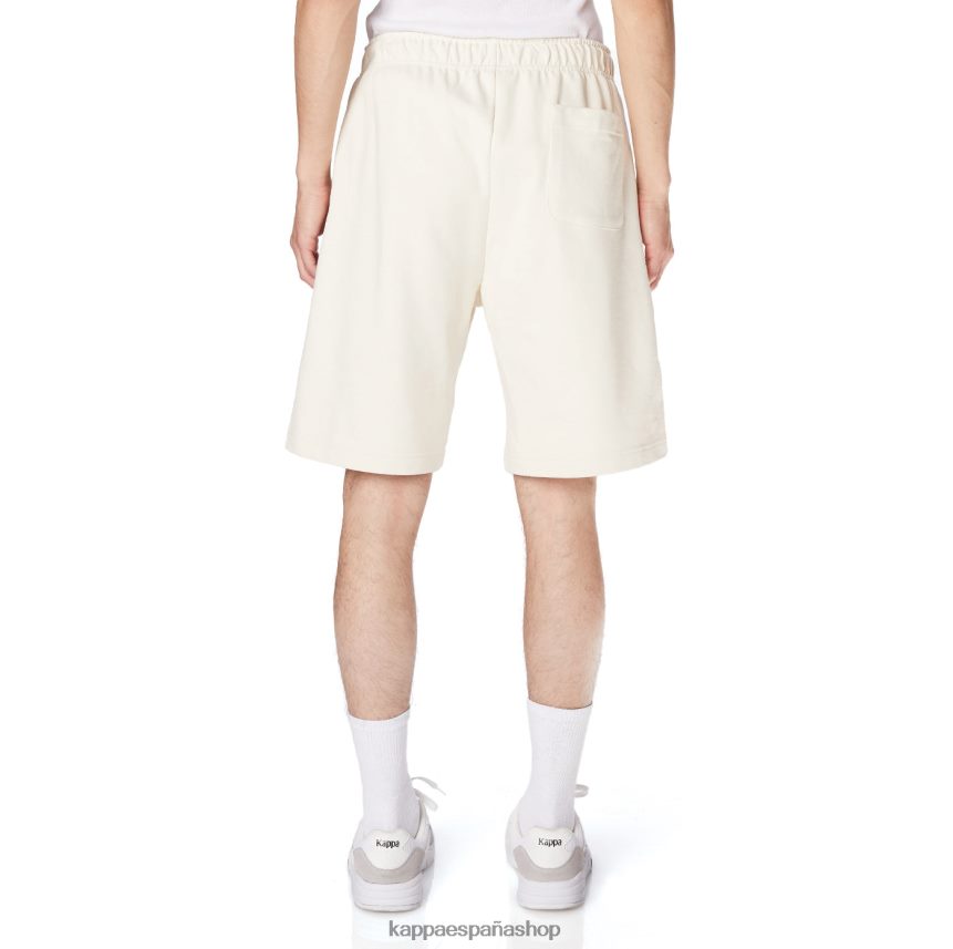 Kappa hombres bata giovani karraway pantalones cortos crema 4P8JZR272