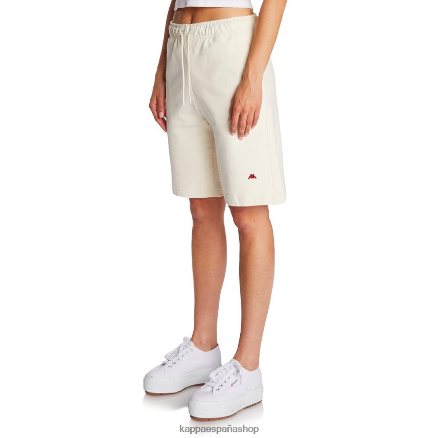 Kappa hombres bata giovani karraway pantalones cortos crema 4P8JZR272