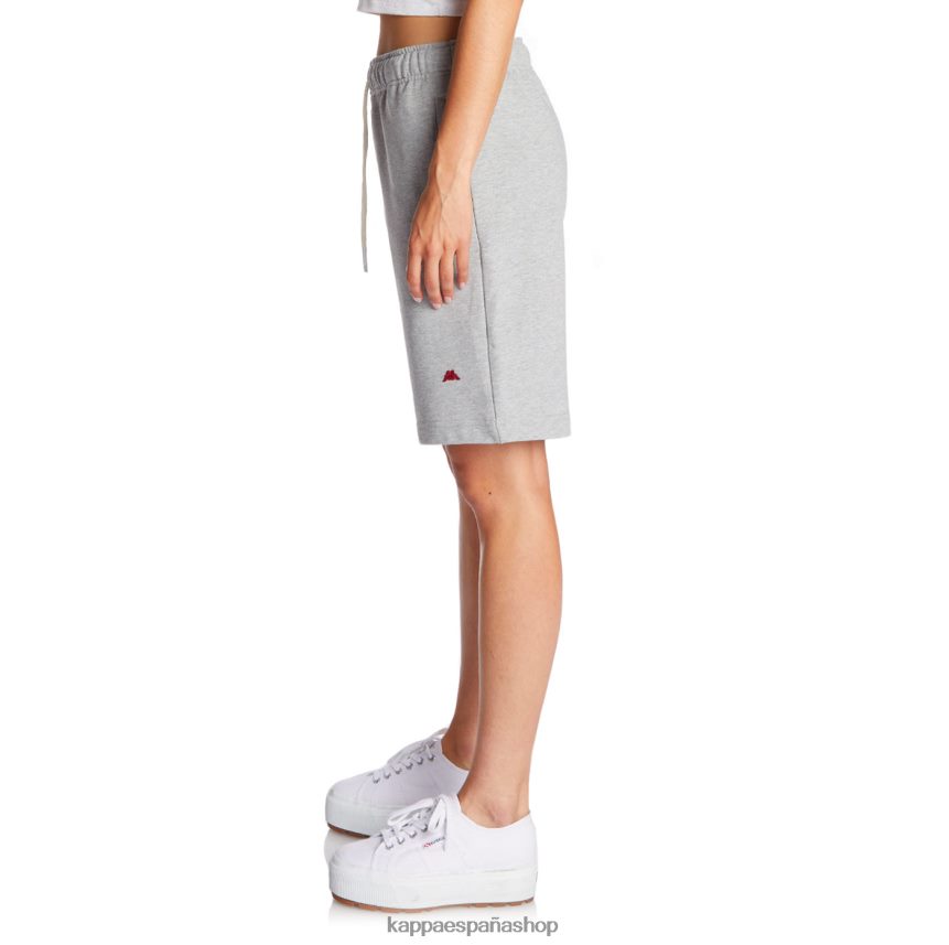 Kappa hombres bata giovani karraway pantalones cortos gris 4P8JZR271