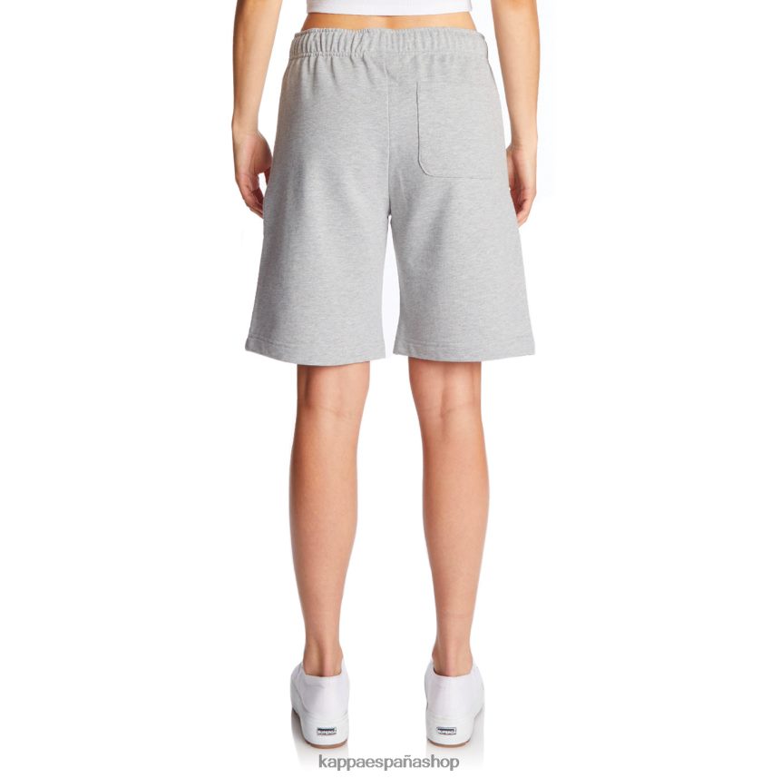 Kappa hombres bata giovani karraway pantalones cortos gris 4P8JZR271