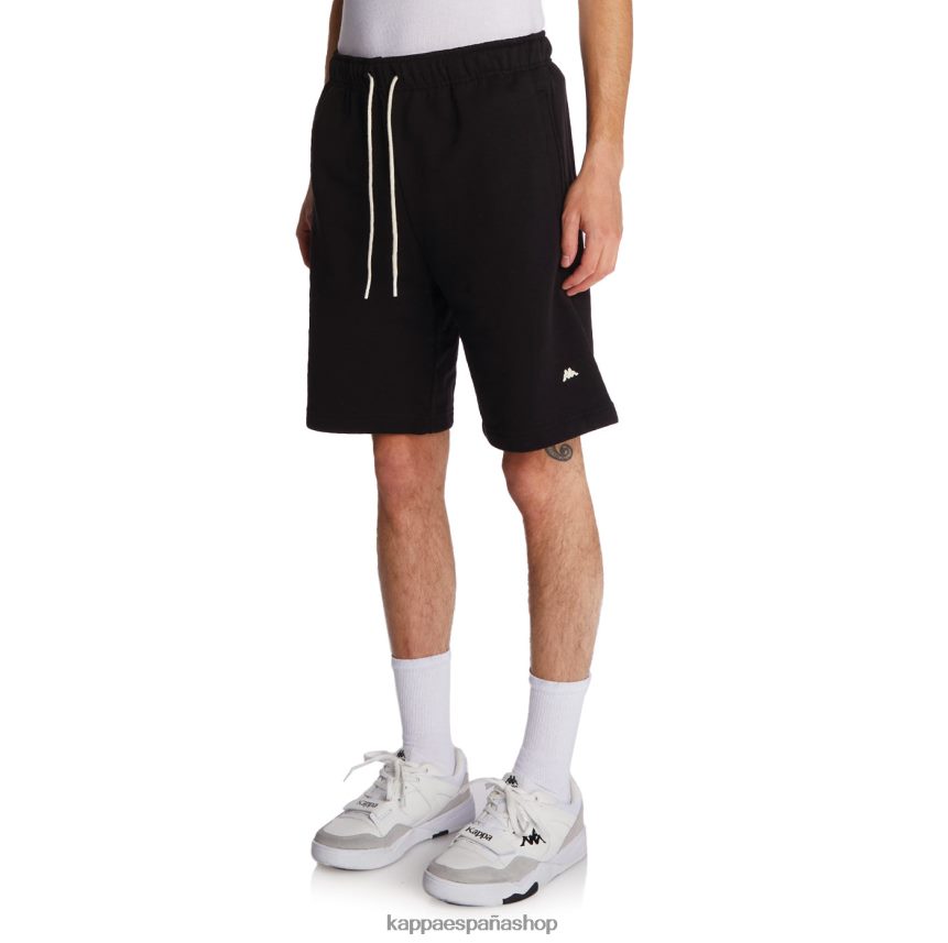 Kappa hombres bata giovani karraway pantalones cortos negro 4P8JZR273