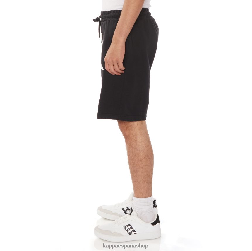 Kappa hombres pantalones cortos anjuan autenticos azabache negro 4P8JZR230