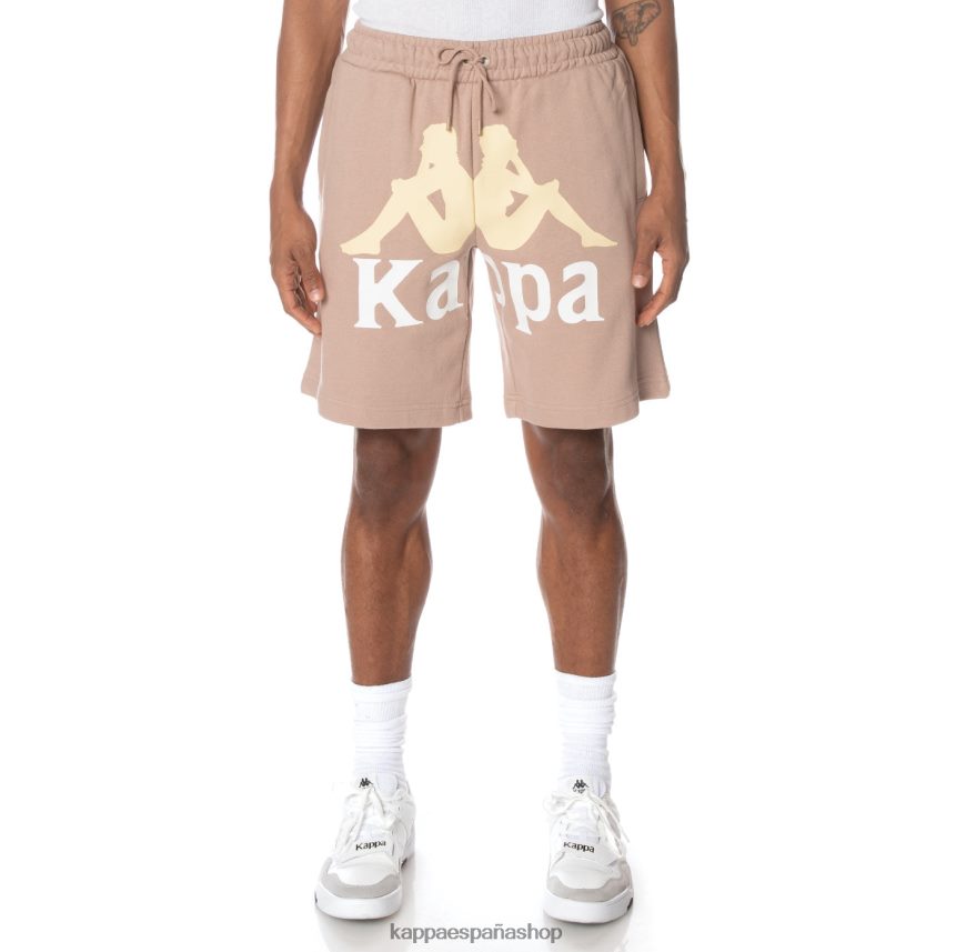 Kappa hombres pantalones cortos anjuan autenticos beige 4P8JZR252